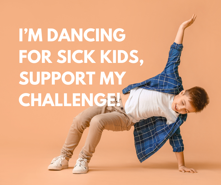 Social tile - I'm dancing for sick kids! 2
